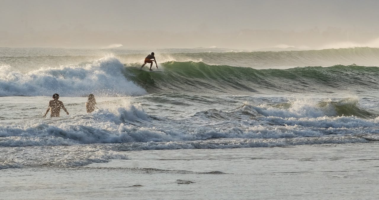 Surfing Bali