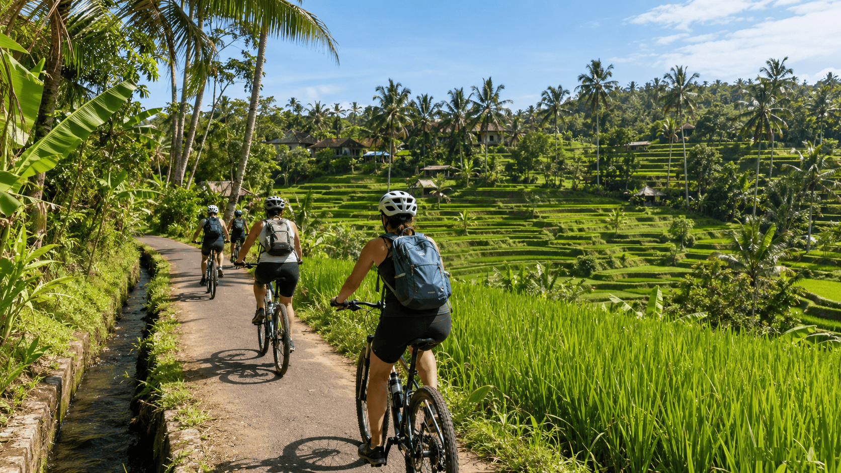 Biking in Bali