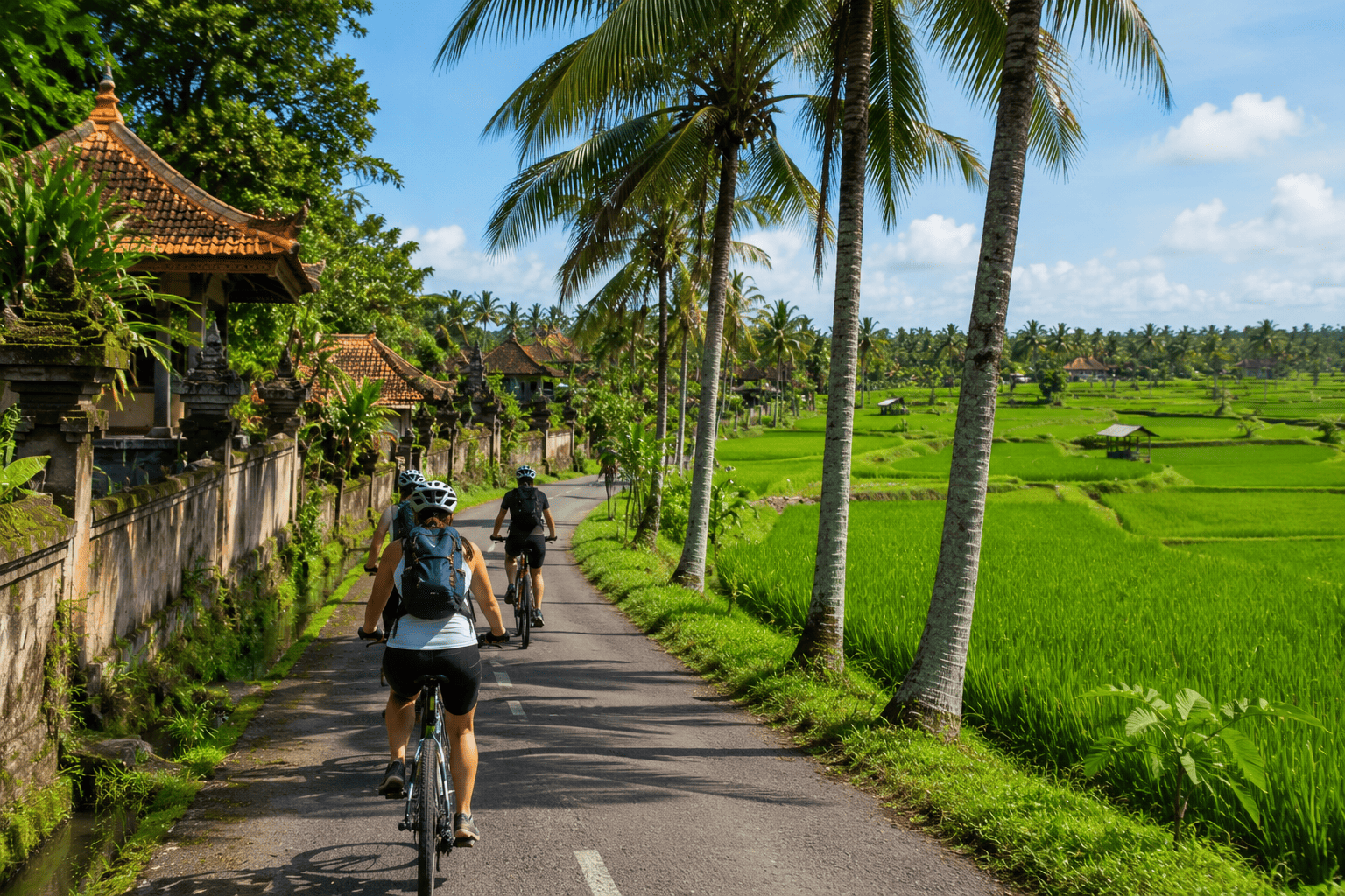 Biking in Bali
